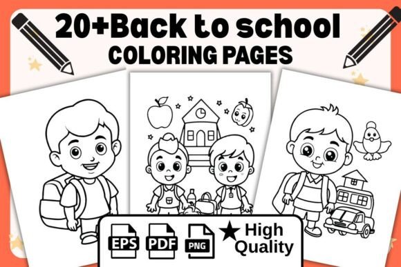 20 Back to School Coloring Pages: A Creative Way to Kick Off the Academic Year