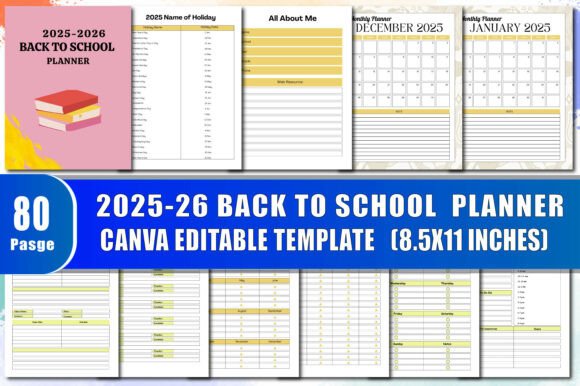 2025 - 2026 Back to School Planner: Strategic Planning for Educators and Learners