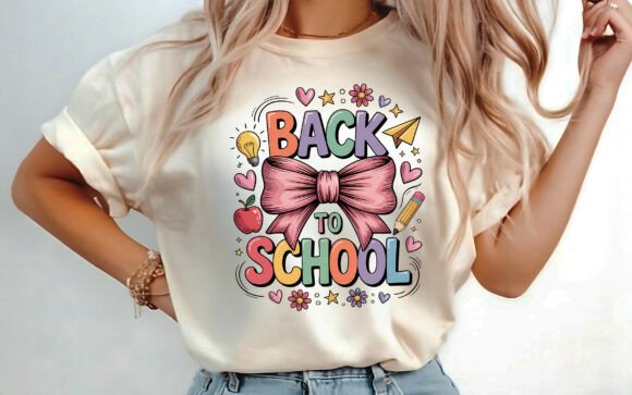 Back to School Coquette Shirt PNG