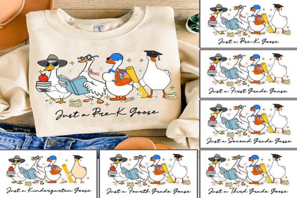 Back to School Goose Design Ideas