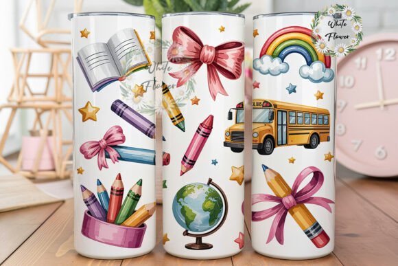 Back to School Kawaii Tumbler Wrap: A Creative and Practical Design for Custom Projects
