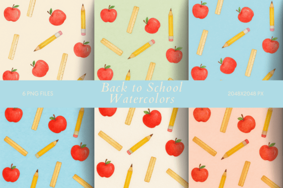 Back to School Watercolors: A Strategic Design Asset for Educators and Creators