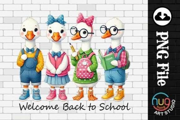 Creative Uses for Cut Goose Back to School Png in Design and Decor Projects