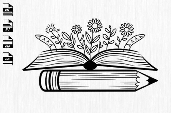 Floral Teacher Svg, Back to School Svg: A Digital Design Resource for Educators and Creators