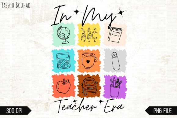 In My Teacher Era Png, Back to School