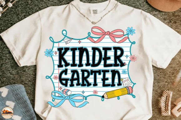Kinder Garten Preppy Back to School PNG