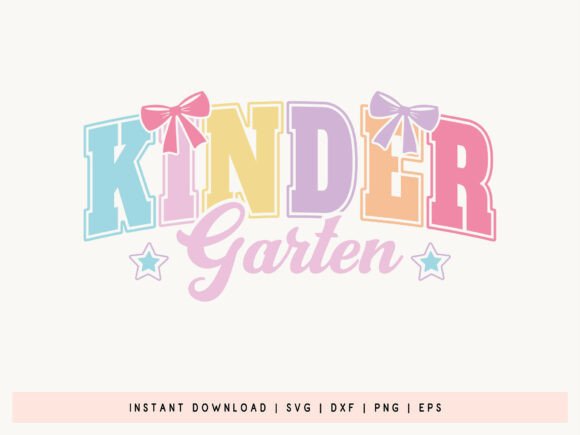 Kindergarten - Back to School SVG File: A Versatile Digital Asset for Creators and Educators