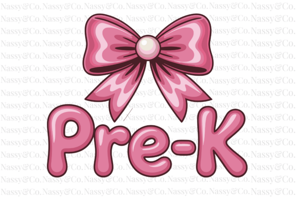 Pre K Back to School Pink Bow PNG: A Strategic Asset for Creative and Branding Projects