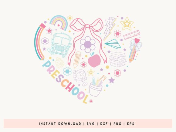 Preschool, Back to School SVG Cut File: A Creative Solution for Educators and Craft Enthusiasts