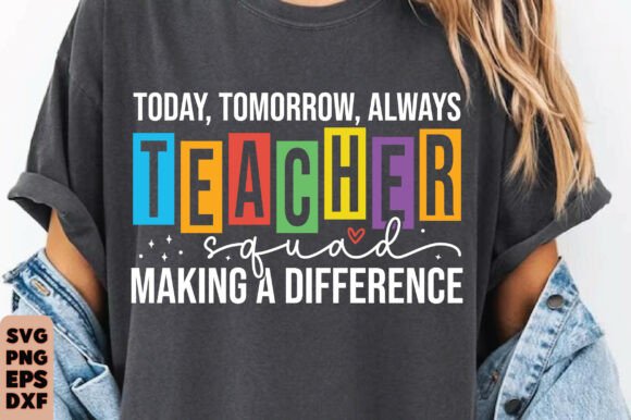 Teacher Squad SVG and Back to School SVG: A Creative Resource for Educators and Craft Enthusiasts